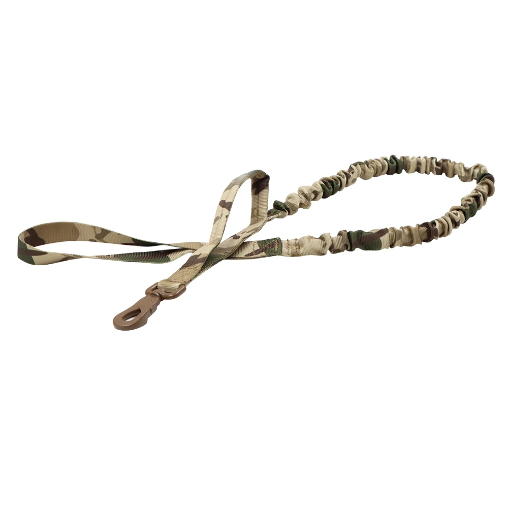 Tactical Dog Leash Adjustable Quick Release Elastic Leads Rope With 2 Control Handle Military Heavy Duty Dog Leashes For Dogs