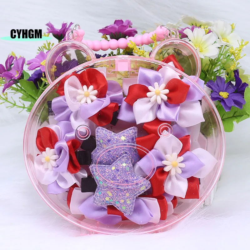 

New Lovely flowers Hair pins set gift Fashion Hairpins Headband Barrettes H25