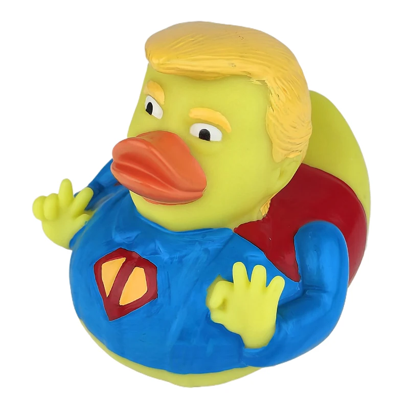 Trump Rubber Duck Bath Toy Shower Water Floating Baby Toy Water Toy Shower Duck Child Bath Float Water Squeezing Sound Doll