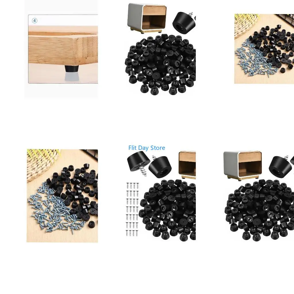 F92C 120Pcs PVC Rubber Feet Cutting Board Adjustable Legs Furniture Foot Pads NonSlip Bumper Pads for Furniture, Application