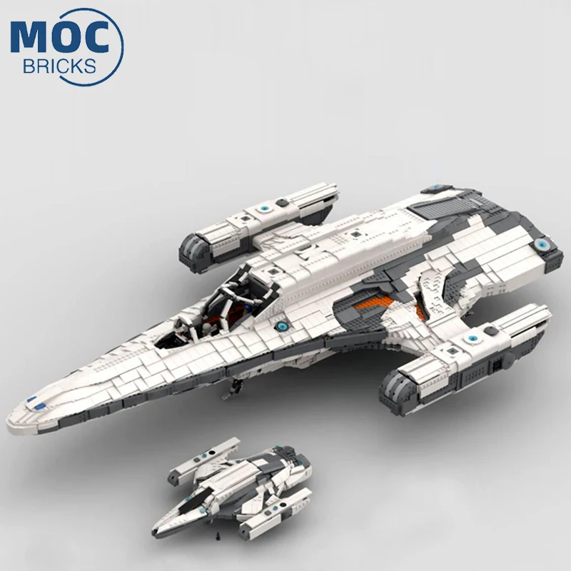 Space Wars Series Mocha Empire Spaceship Destroyer  Assembling Building Block Model Kit DIY Bricks Children Xmas Toys Gifts