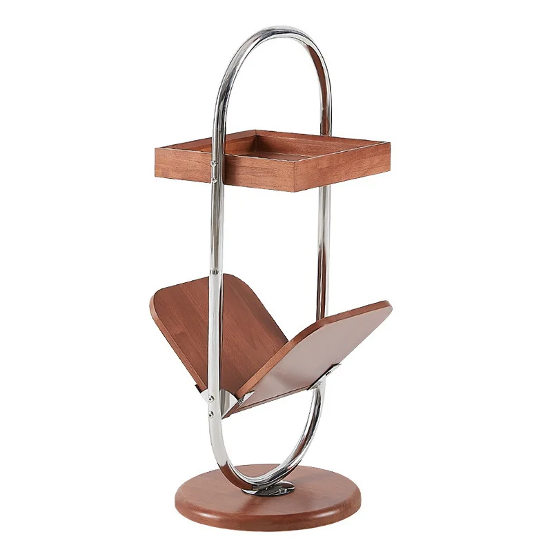 

Medieval edge few retro solid wood storage rack Internet celebrity small apartment sofa mini simple coffee table