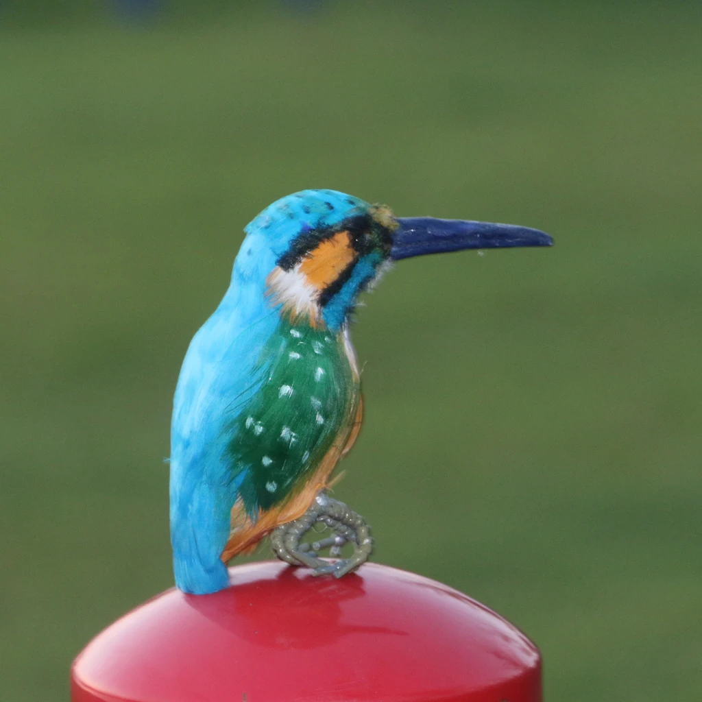 

Kingfisher Birds Ornament Plastic Garden Sculpture Decoration Statue for Outdoor Landscape Decor