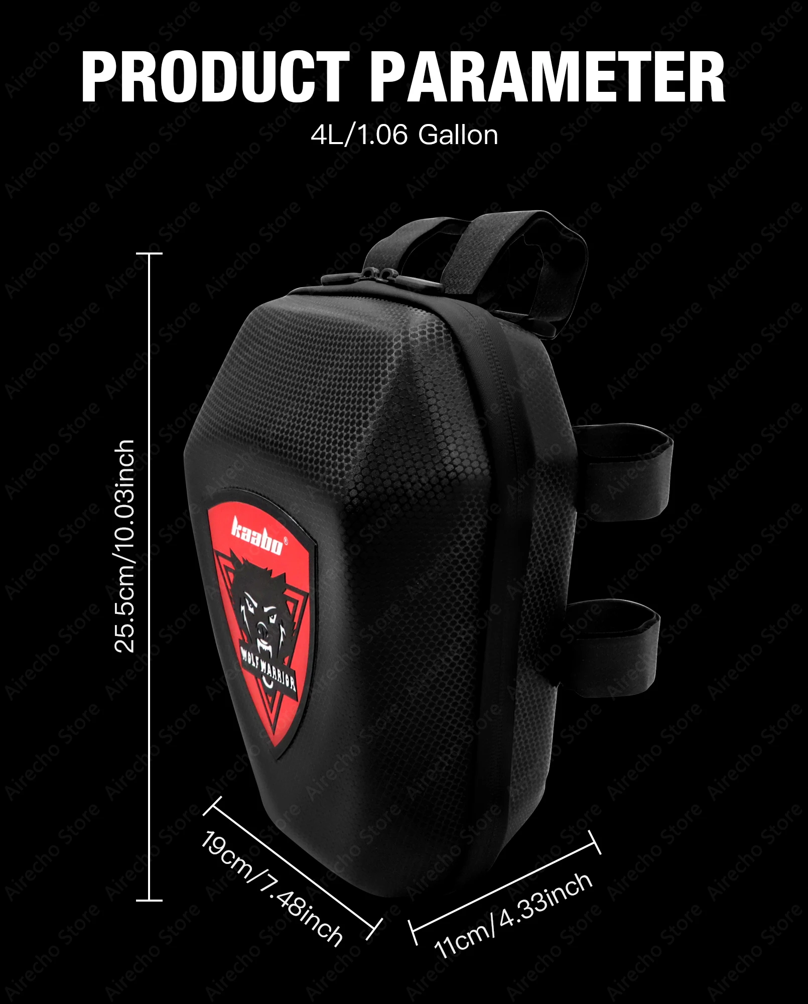 Original 4L Scooter Bag For Kaabo Wolf Warrior Wolf King GTR Electric scooter Large Capacity Portable Bag With Logo