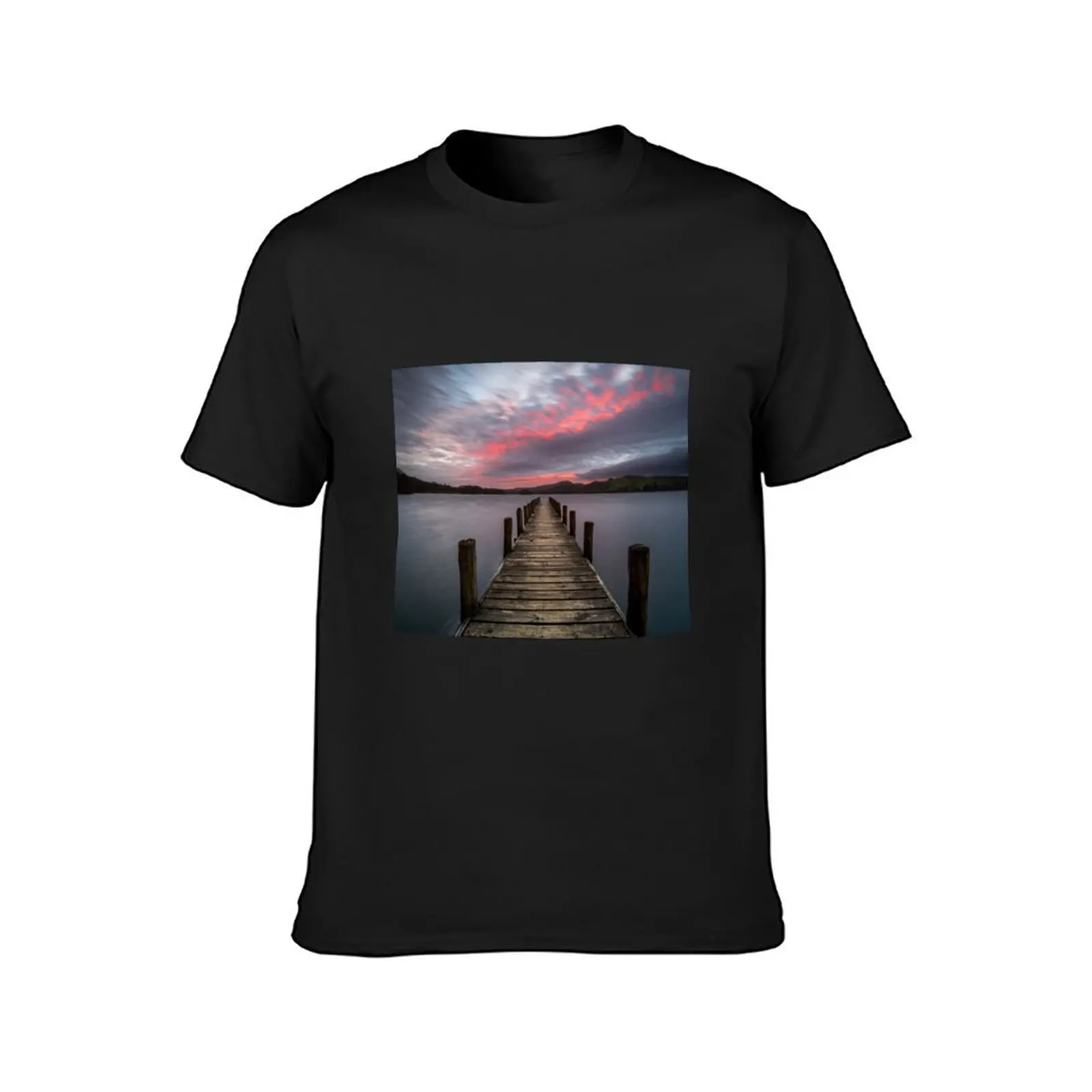 Coniston Sunset T-Shirt summer clothes aesthetic clothes quick-drying funnys oversized t shirts for men