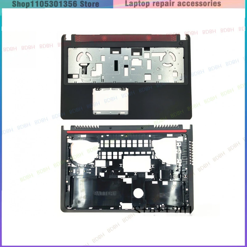 New For Dell Inspiron 15 7000 7557 7559 Upper Case Palmrest & Bottom Case Cover