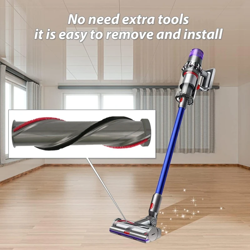 【Berserkk】ลูกกลิ้งแปรงสําหรับเครื่องดูดฝุ่น Dyson V15 แรงบิดสูงป้องกันพันกันลูกกลิ้งแปรงอะไหล่แปรงลูกกลิ้ง Brushbar