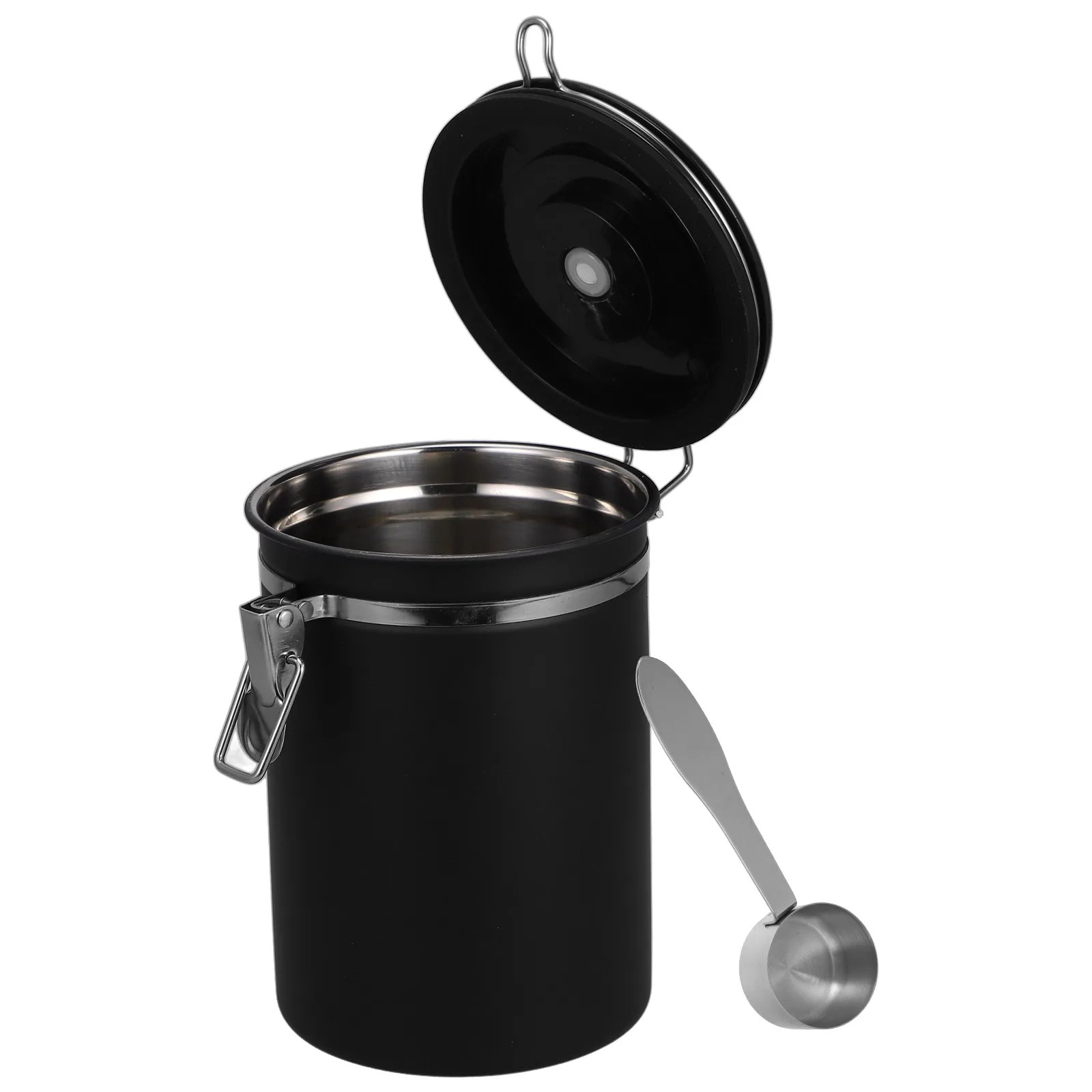 

1.8L Stainless Steel Multifunctional Tea Canister Airtight Coffee Bean Storage Jar Kitchen Storage Container Tea Pot Sets