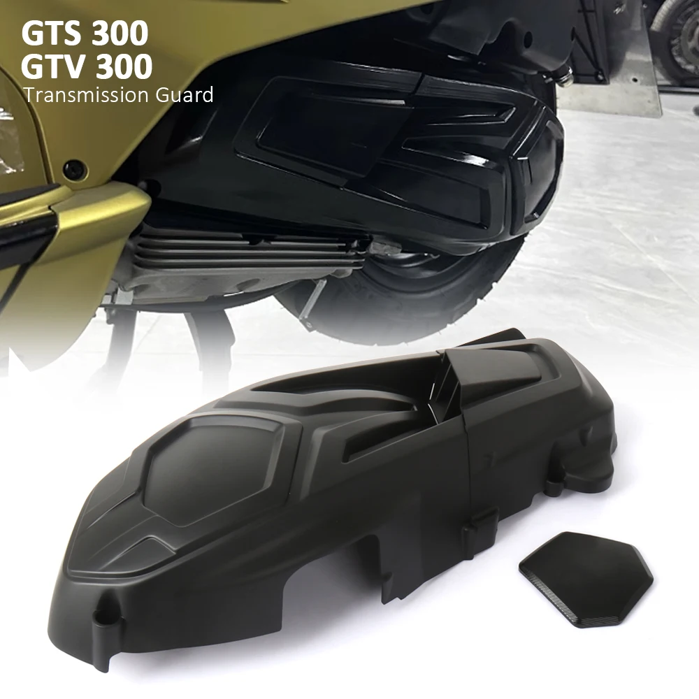 

Motorcycle Engine Bolt Transmission Guard Cover Accessories Black New For Vespa GTS 300 GTS300 GTV 300 GTV300 HPE