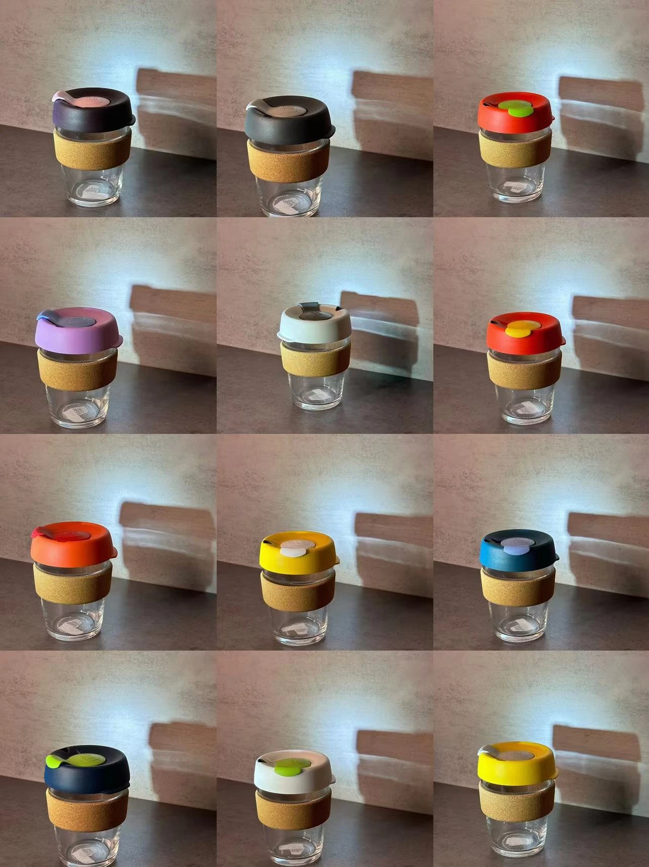 

Australian Keepcup Coffee Cup Glass Milk Cup Non-sed Portable Cup American Sle Imported Food ade Tempered Glass Outdoor