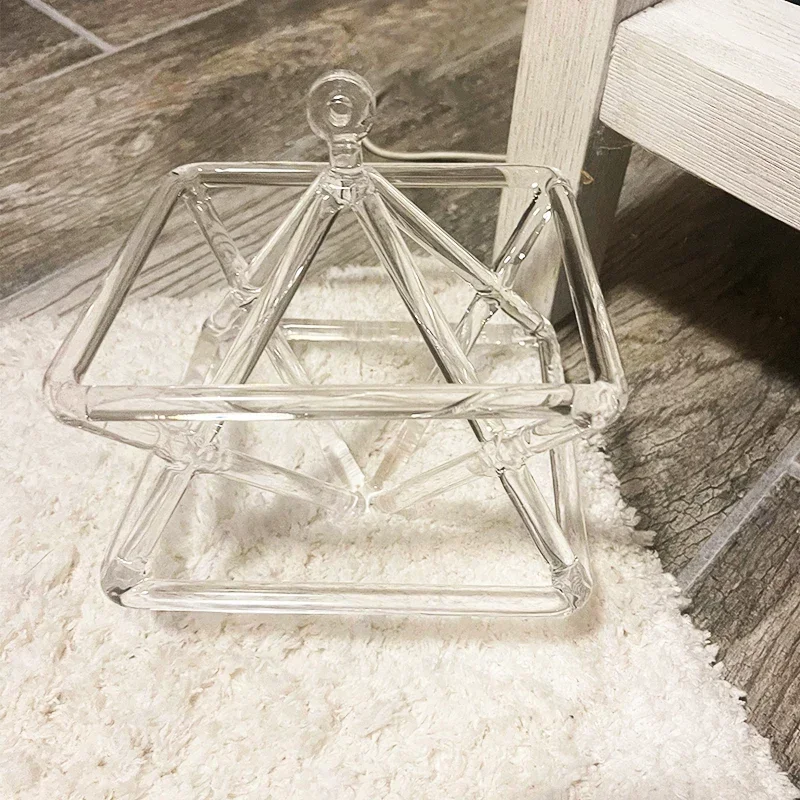 8 inch Clear Merkaba Crystal Singing Pyramid for Sound Healing with  Bag tuning forks tuning fork stemvork chakra stemvorken chakra tuning fork tuning fork set diapasones terapeuticos tuning fork 440 diapasão  tuning forks chakras