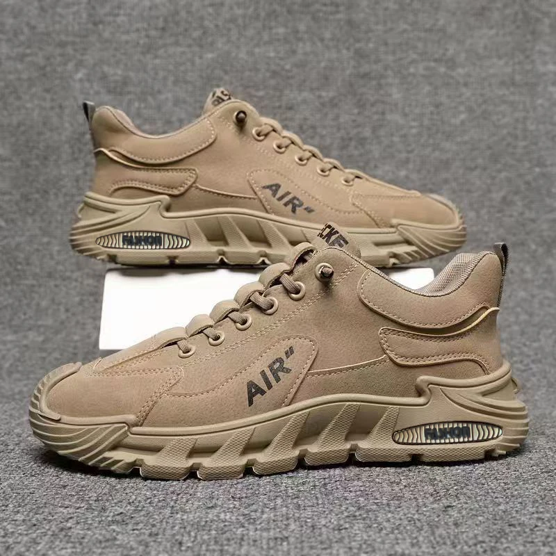 

Men's Lightweight Sport Shoes Spring Construction Site Waterproof Non-Slip Sneakers New Wear-Resistant Slip-On Office Work Shoes