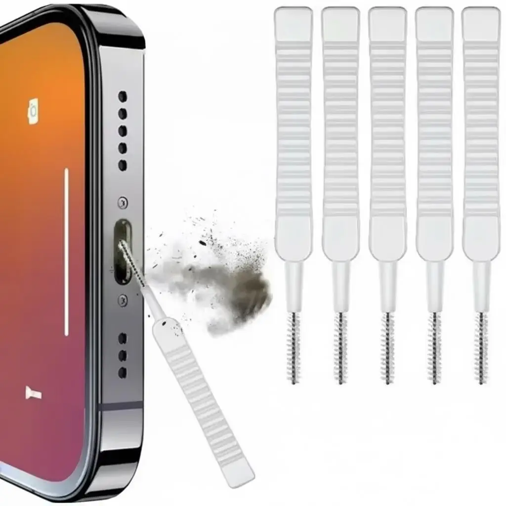Portable Mobile Phone Cleaning Kit Multifunctional Speaker Charging Port Dust Cleaner Brush Set With Dust Plug For iPhone 16 15 14 Samsung Xiaomi Bluetooth Earphones phone portable uv light sanitizer sterilizzatori disinfecting cabinets