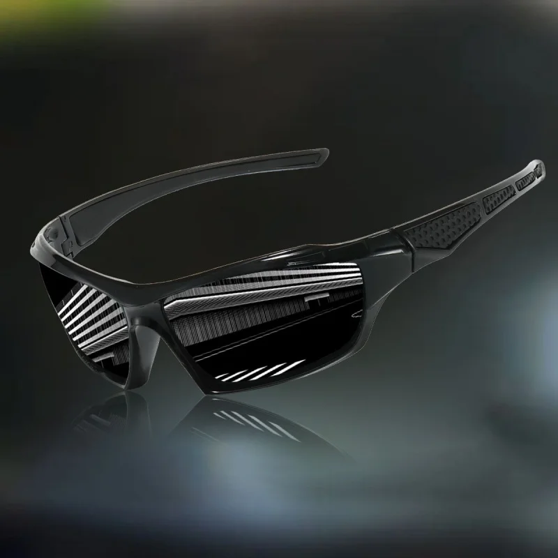 قطعة واحدة، نظارات بيضاوية كبيرة الحجم، مناسبة للرجال القيادة وصيد الأسماك والاستخدام الخارجي؛ مزيج من النظارات الخارجية الملونة.