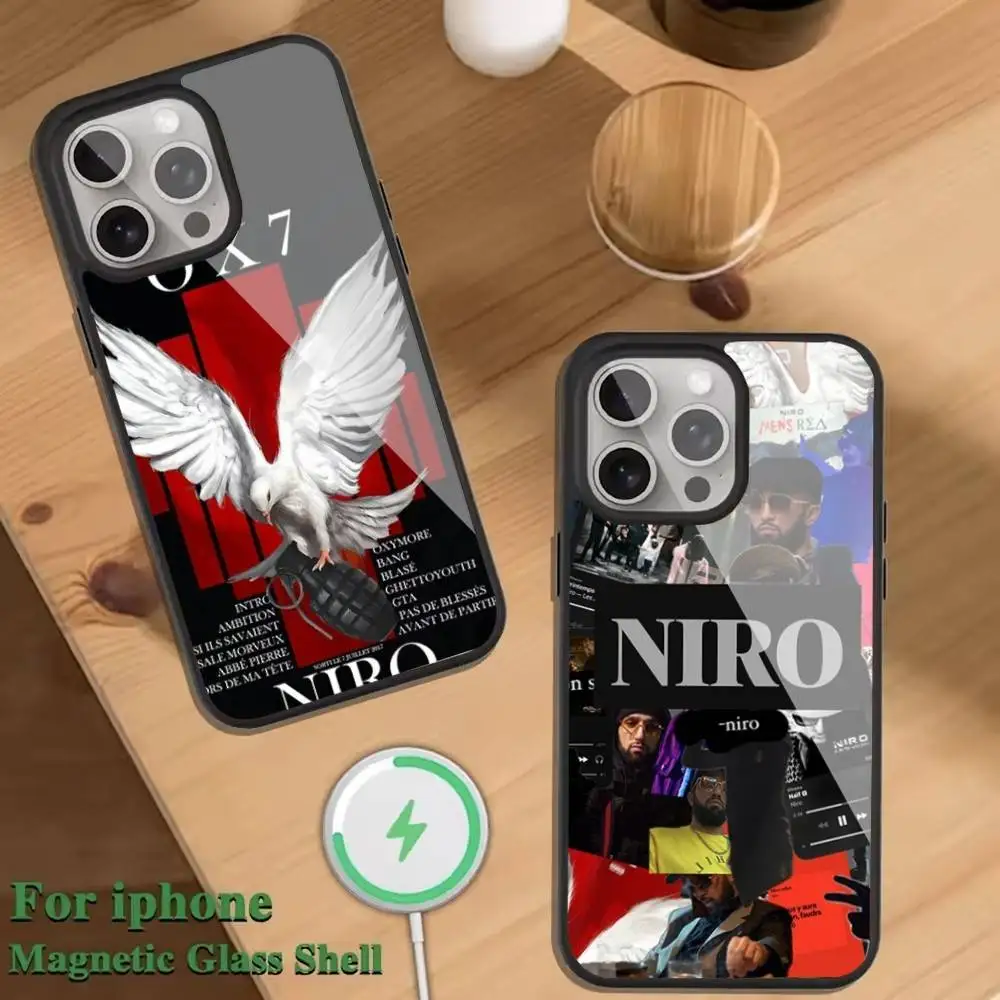 

N-NIRO O-OX7 Phone Case For iPhone 17,16,15,14,13,12,11,Pro,Max,Plus,Mini,SE4,E Magnetic Magsafe Wireless Charging