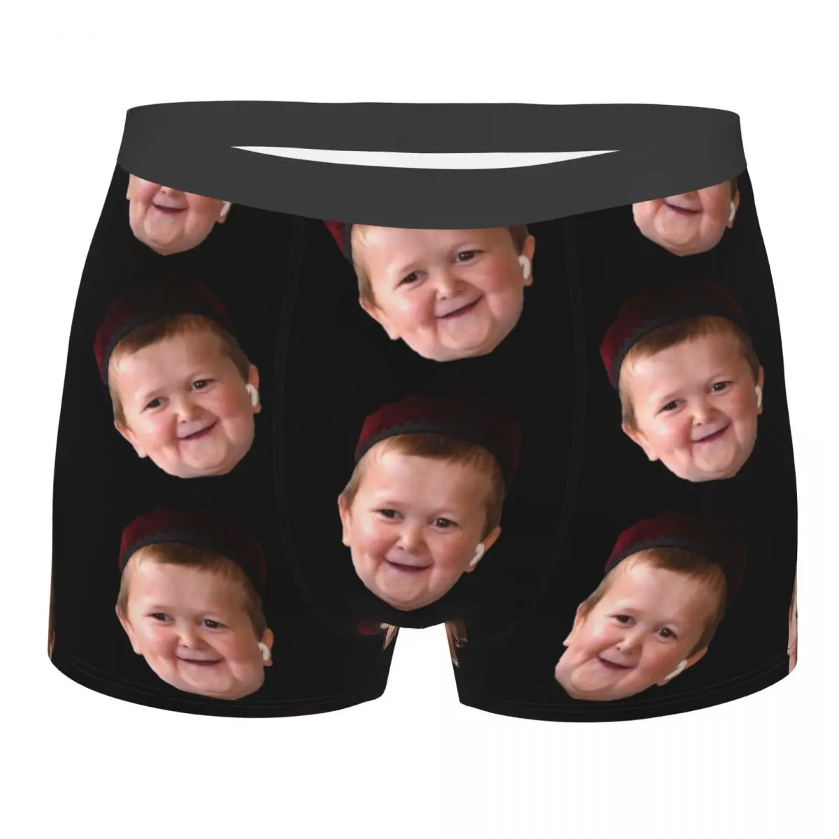 

Men Hasbulla Magomedov Pattern Little Khabib Boxer Shorts Panties Soft Underwear Male Humor Plus Size Underpants