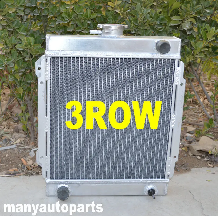 مشعاع ألومنيوم كامل لـ Datsun 1200 B110 120Y B210 1.2L A12 70-76 دليل 71 72 73 74 75