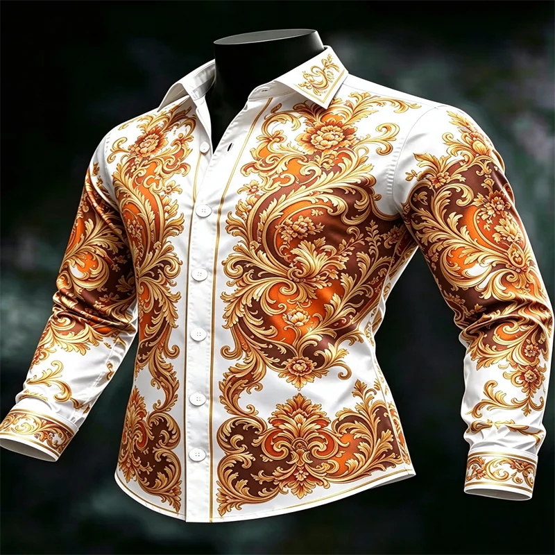 Camisa masculina de luxo, em c - Mens Satin Silk Dress Shirt avaliação e preço