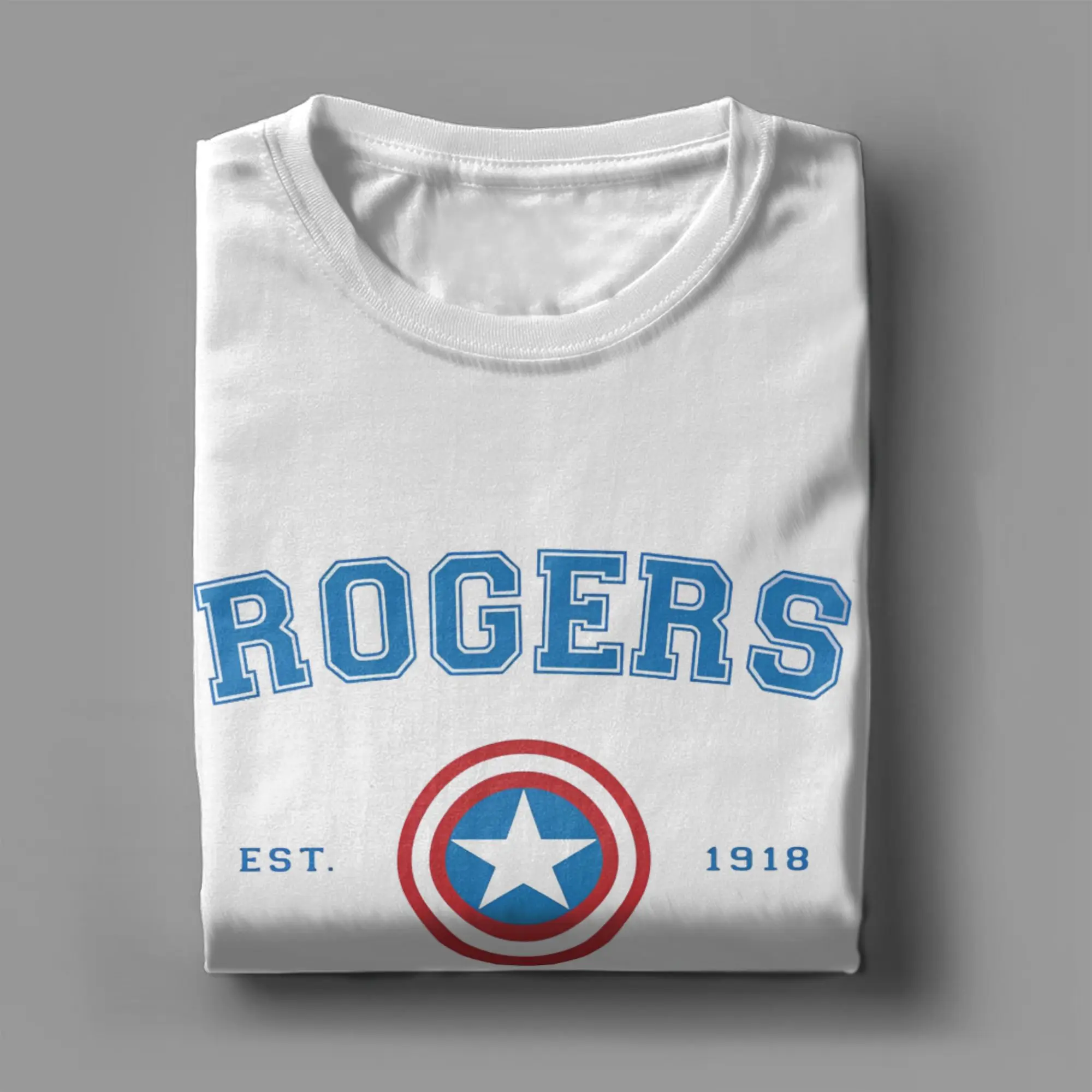 كابتن أمريكا ستيف روجرز تي شيرت للرجال 100% قطن تي شيرت تقليدي س الرقبة كلاسيكي كاريكاتير تيز كم قصير بلايز الأصلي #3