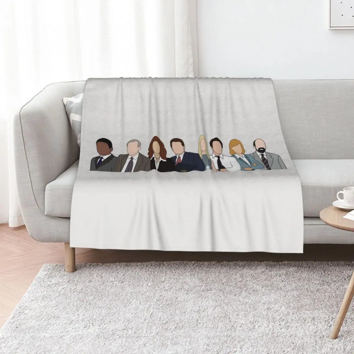 the west wing cast Throw Blanket Soft Beds Loose Soft Plush Plaid Luxury Designer Decoratives Extra Large Throw Blankets