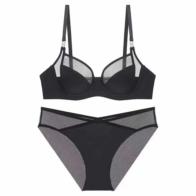 

Женский комплект белья: повседневный комплект пуш-ап бюстгальтеров и трусиков, элегантное женское нижнее белье на каждый день