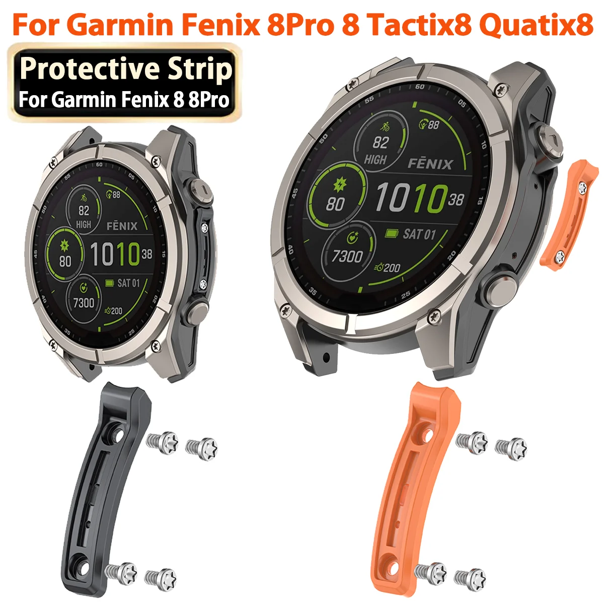 

Bumper Strip For Garmin Fenix 8 Pro 47mm 51mm Tactix8 Quatix8 Watch Metal Bumper Frame Case