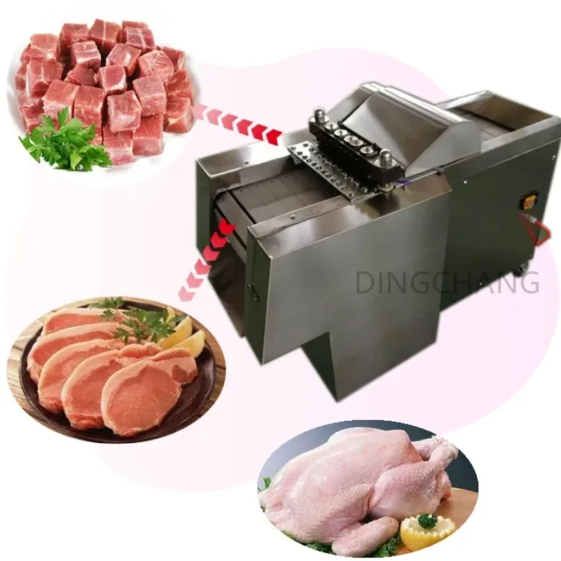

Latest-Model Qatar Shawarma Meat Slicer Cutter Machine Meat Meat Cube Cutting Machine Commercial Electric