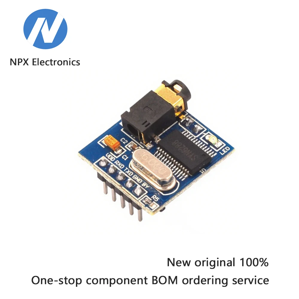 Speech synthesis module, text-to-speech TTS, realistic voice SYN6288, provide VB source code