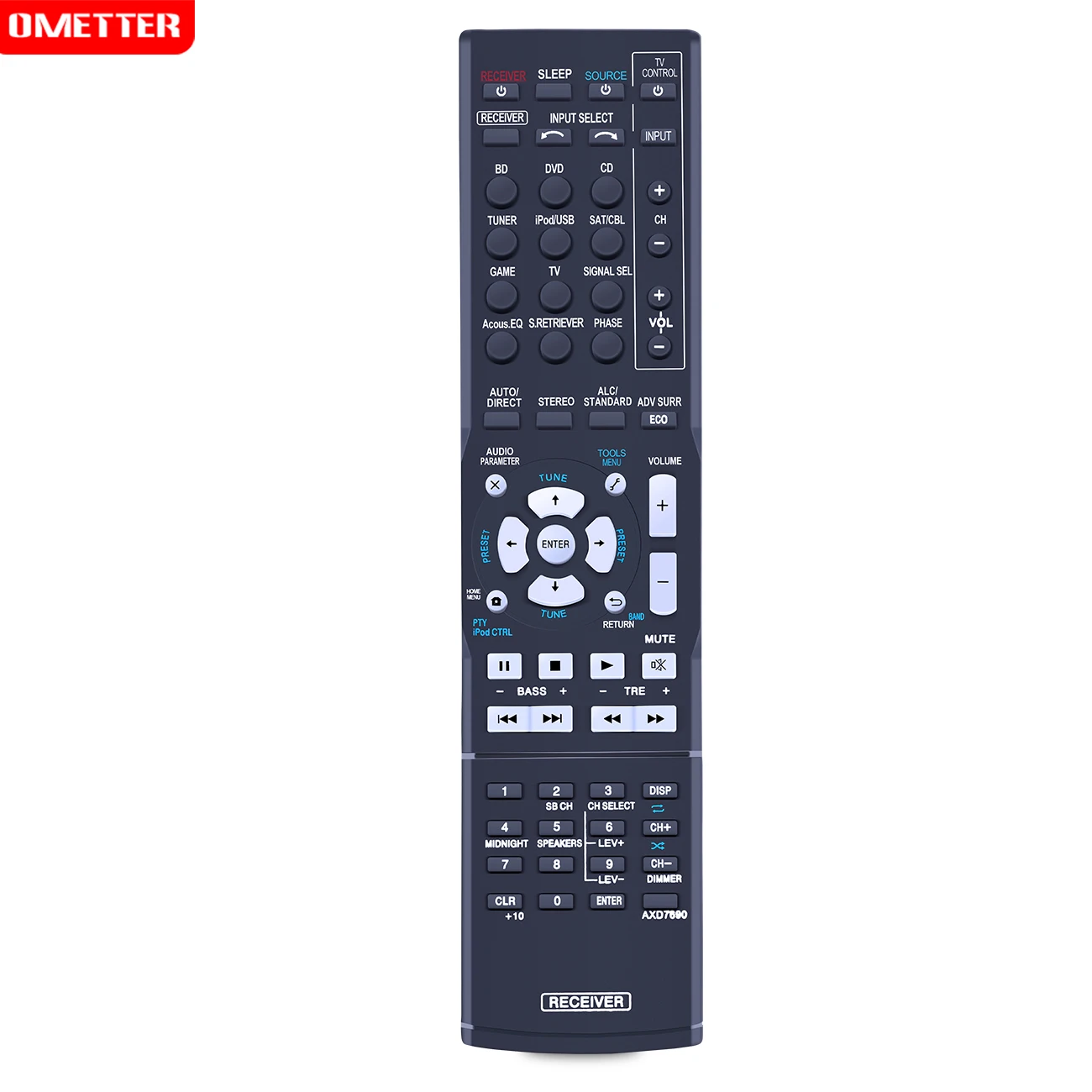 AXD7690 AXD7583 Remote Control For Pioneer AV Receiver VSX-56TXI VSX-9300TX VSX-523-K VSX-72TXVI VSX-90TXV VSX-92TXH AXD7613