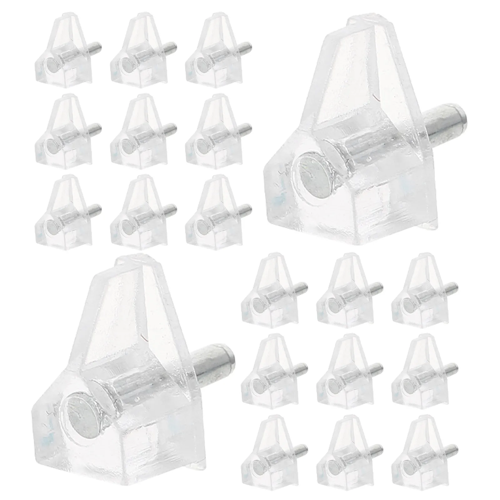 60Pcs Clear Shelf Support Pegs Plastic 3Mm Cabinet Shelf Pins for Bookshelf Kitchen Cabinet Cupboard Shelving Support