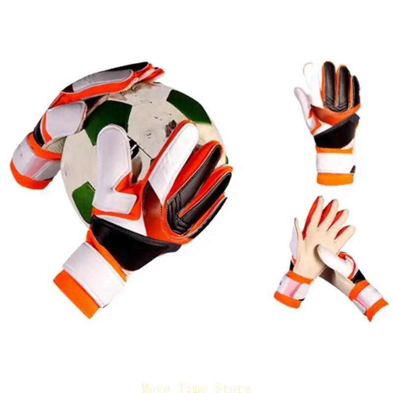 ถุงมือผู้รักษาประตู 92me ถุงมือฟุตบอลถุงมือฟุตบอลถุงมือฟุตบอลที่มีถุงมือผู้รักษาประตูสนับสนุนนิ้วมือ 3 ขนาดเป็นทางเลือก
