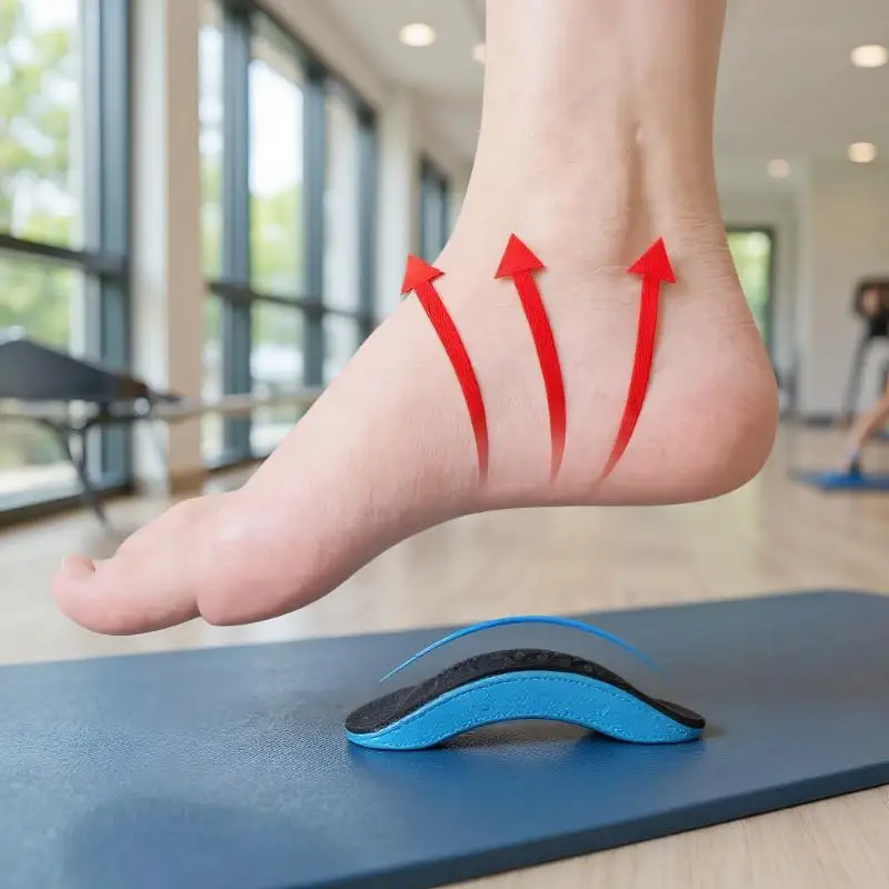 2 قطعة إيفا لينة قوس مسطح دعم نصف وسادة للرياضة تخفيف آلام القدم وتحسين الموقف لملابس رياضية حذاء إدراج الملحقات
