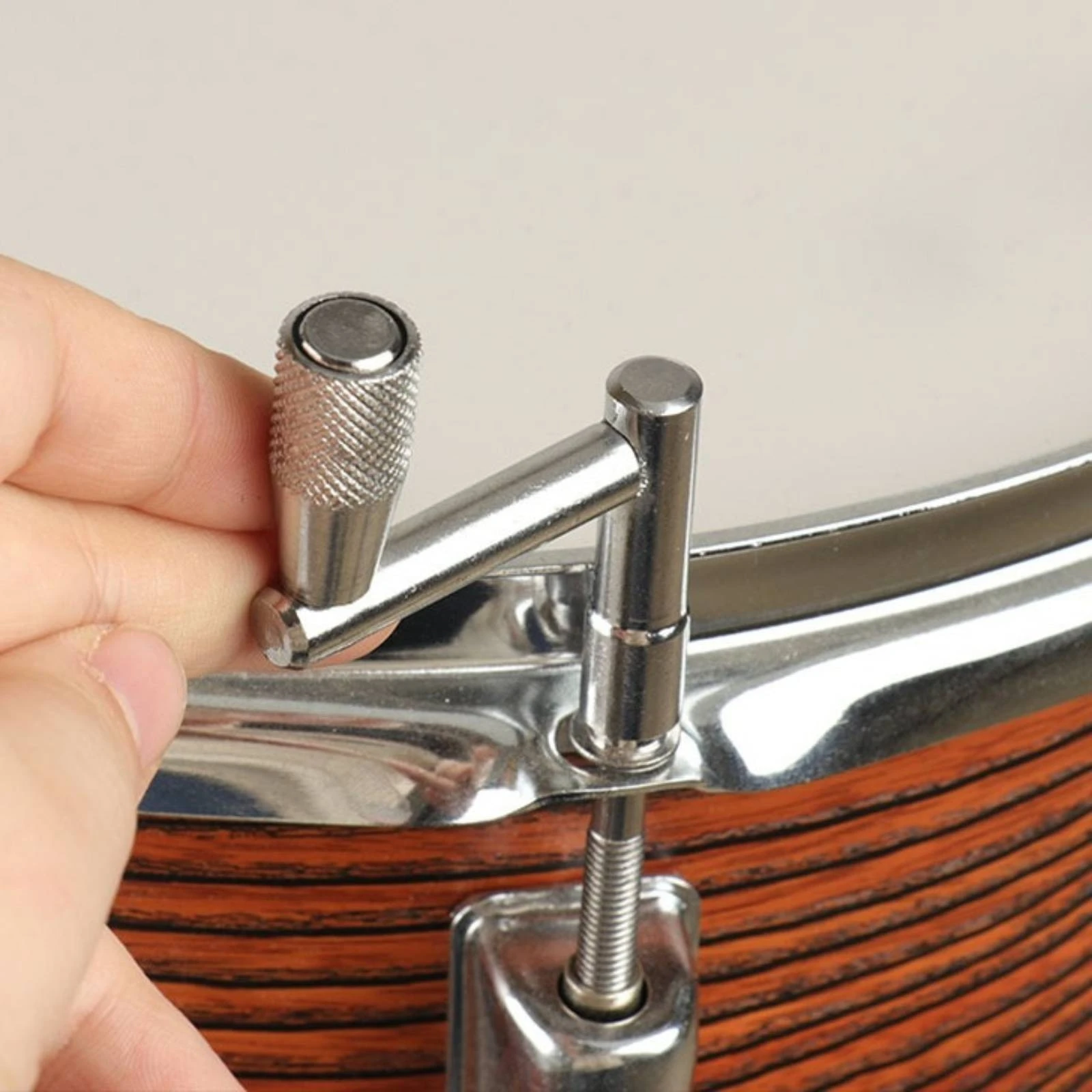 Chave de Afinação de Tambor em Z com Soquete Cilíndrico, Ferramenta Musical para Tensores de Tambor, Construção Durável, Acionamento Manual