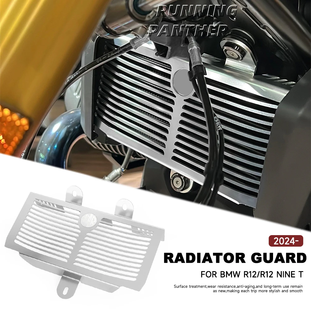 

For BMW R12 NineT 2024 2025 2026 Motorcycle Radiator Grille Guard Cover Grill Oil Cooler Guard Protector Accessories