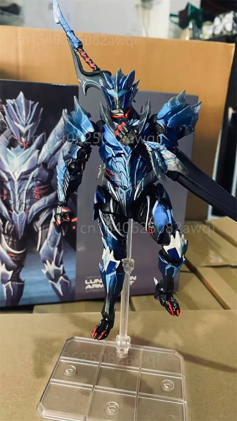 โมเดลฟิกเกอร์แอคชั่น ชุดเกราะลูนาการอน จากเกม Monster Hunter Rise Sunbreak ของเล่นสะสม ยามากุจิ ขนาด 17 ซม.