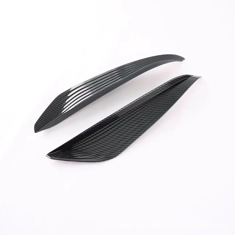 Carbon Fiber ABS Car Rear Bumper Side Fender Cover Trim Styling Sticker  Fit For Toyota  BZ4X Pro 2022