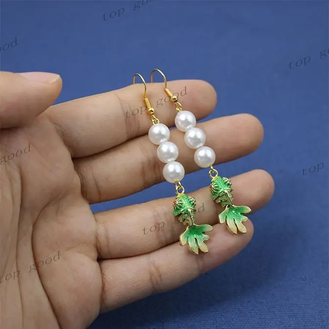 2PCS Anime Identity V Grace Earrings Cosplay Ear Clip Earrings Stud Earrings Women Men Unisex Jewelry Accessories Pendant Props