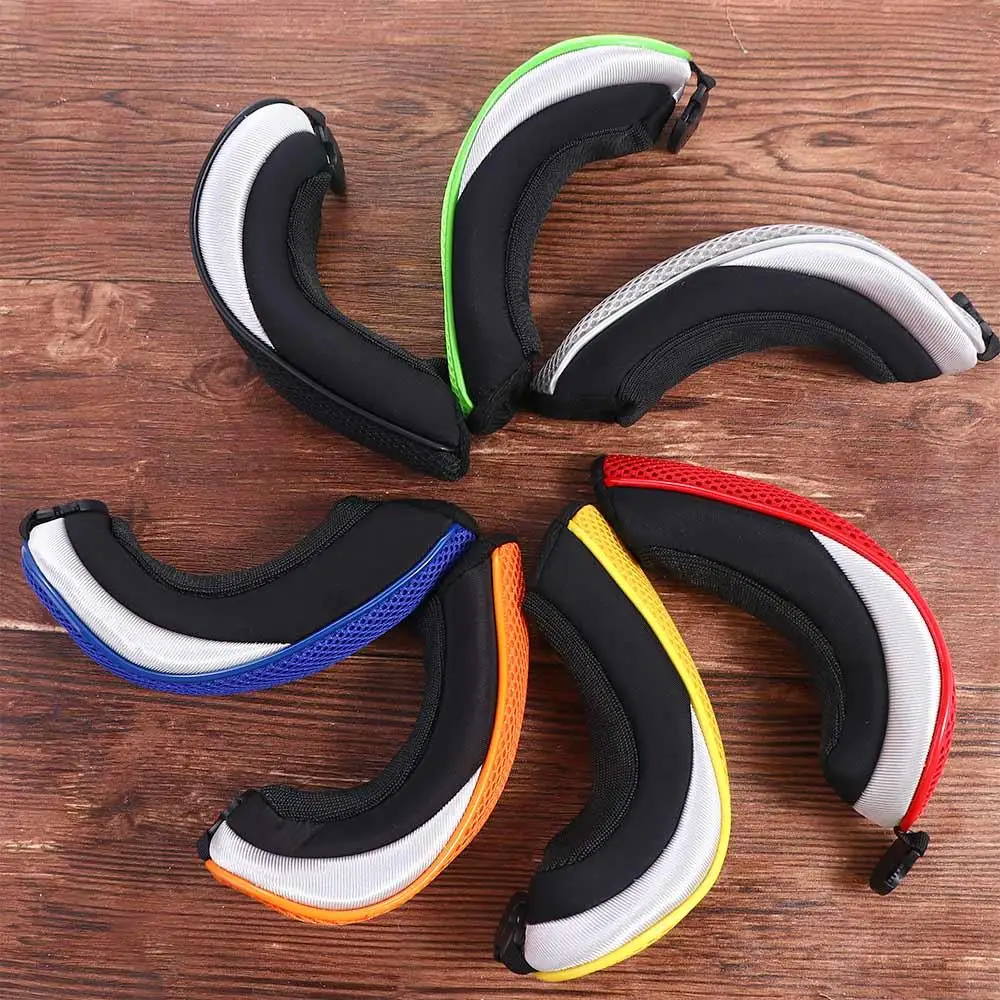 Outdoor Sport Mesh Hybrid Color Interchangeable Number Golf Club Headcover Club Heads Cover Golf Headcover Golf Head Protector