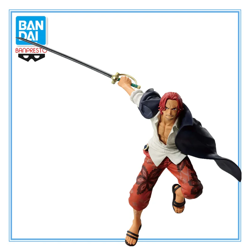 

In stock Original Bandai ONE PIECE BATTLE RECORD COLLECTION SHANKS- Pvc Model Anime Figures BANPRESTO Action Figures Toys