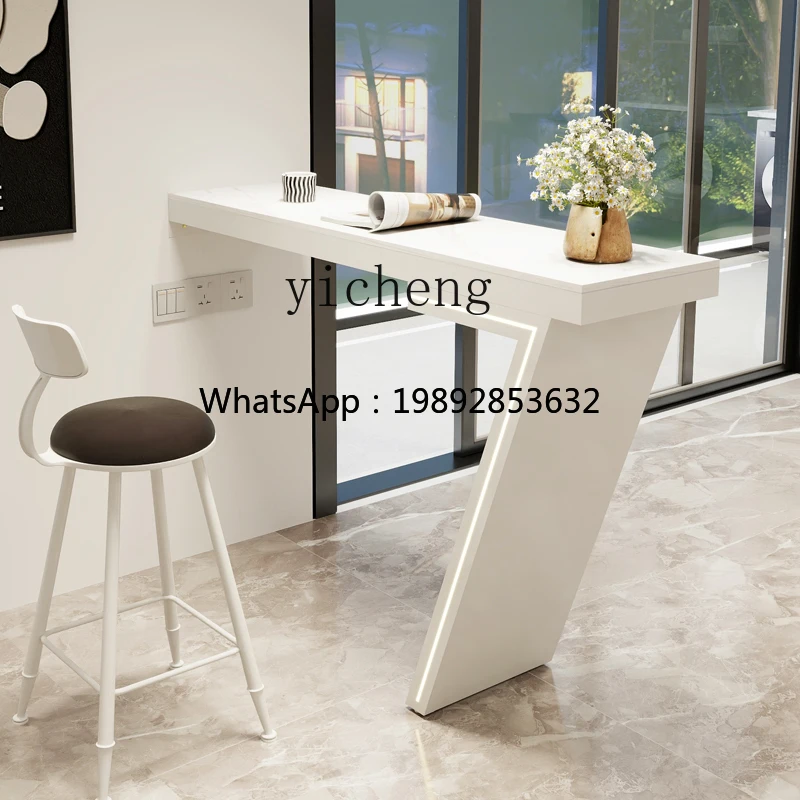 G-Z1  guest restaurant partition bar table household simple modern living room creative table balcony wall high table