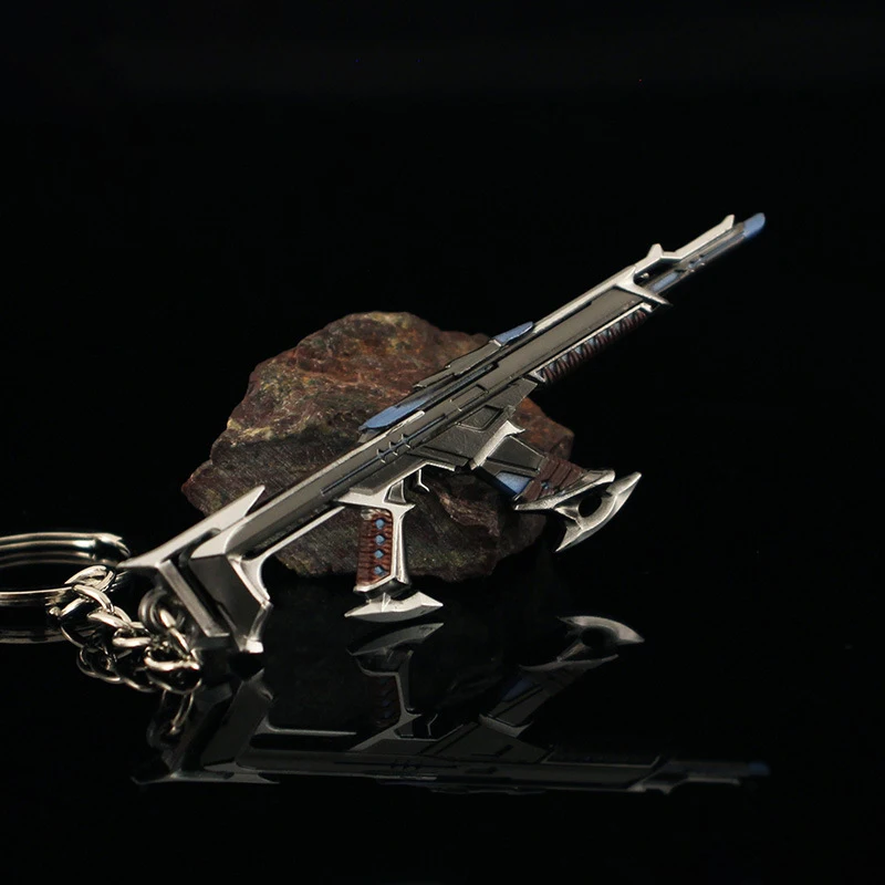 9 cm Valorant Kuronami Geen Yaiba Vandaal Melee Hoodlum Metalen Model Samurai Zwaard Wapen Model Sleutelhanger Decoratie Geschenken Speelgoed Kinderen