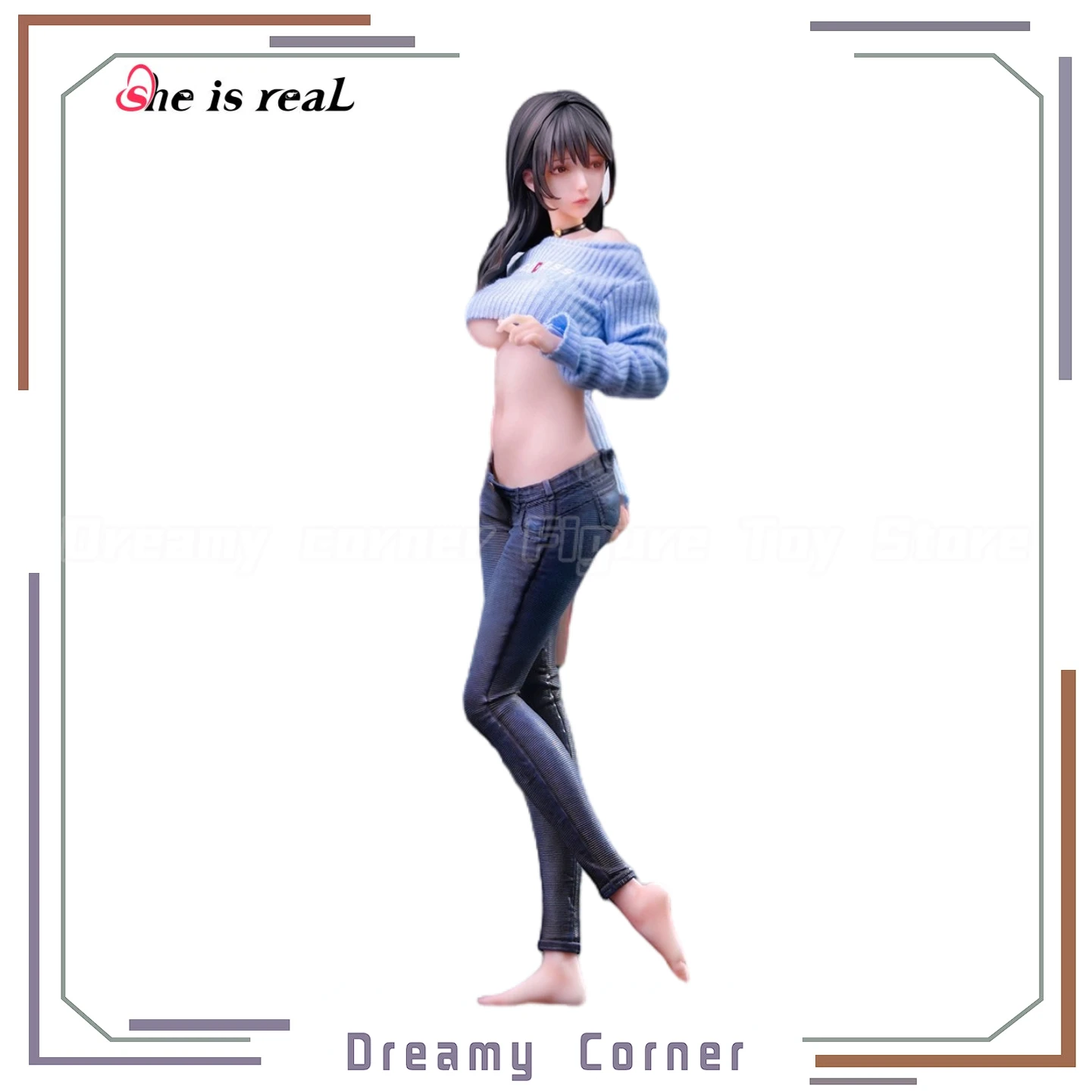 

【In Stock】Original She Is Real Guitar Sister 1/6 Figure Ornament Model Gift Toy