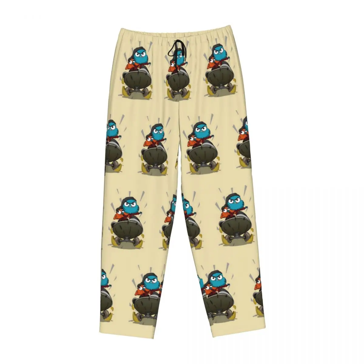 سروال بيجامة نسائي مخصص The Amazing World of Gumball مطبوع عليه رسوم كرتونية مضحكة ملابس نوم مع جيوب