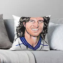 David Ginola spers Legend federa poliestere lino velluto stampato Zip fodera per cuscino decorativo fodera per cuscino auto