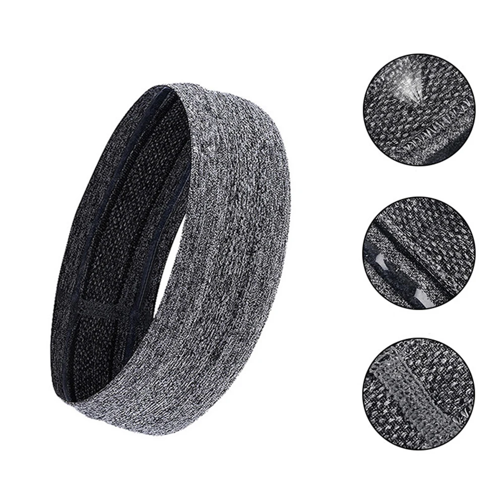 Outdoor Sports Headband Portable Fitness Hair Bands Man Woman Hair Wrap Brace Elastic Cycling Yoga Running Exercising Sweatband