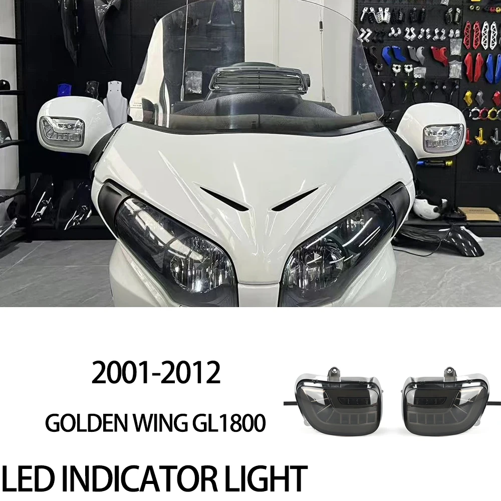 

For GOLDWING GL1800 F6B 2013 2014 2015 2016 GL1800 ABS 2001-2012 Motorcycle Accessories LED Turn Signals Light Indicator Lamp