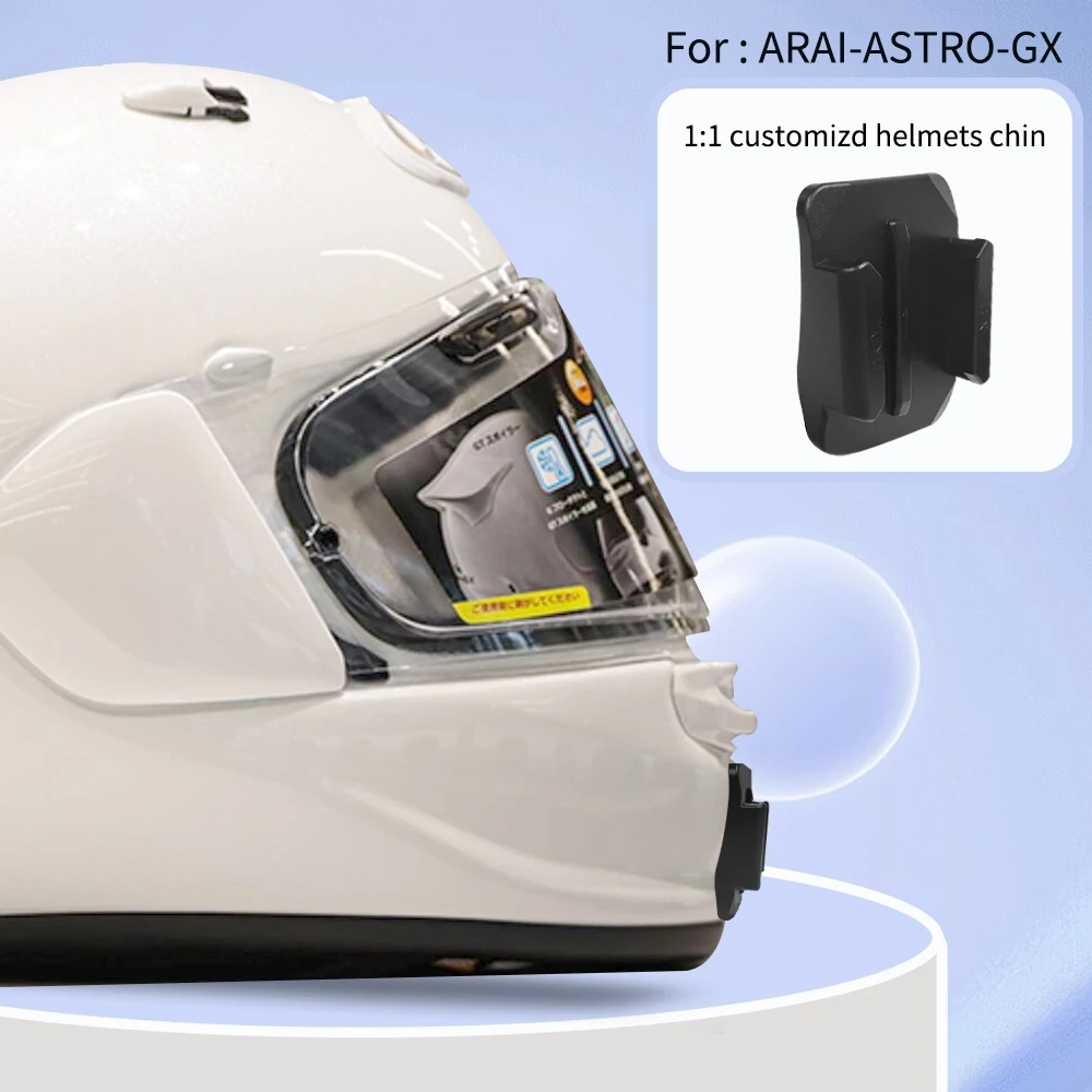 For Arai Tour Cross 3 XD-4 5 XD-5 Tour X5 Rx7x NEO Astro Gx Customized Aluminium Helmet Chin Mount for GoPro Insta360 DJI Camera