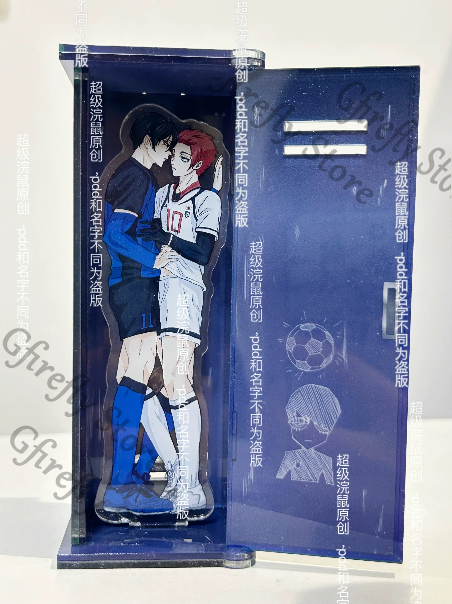 

BLUE LOCK Nagi Seishiro Mikage Reo Rin Itoshi Acrylic Stand Figure Decoration Christmas Gift Printed Ornaments Mascot