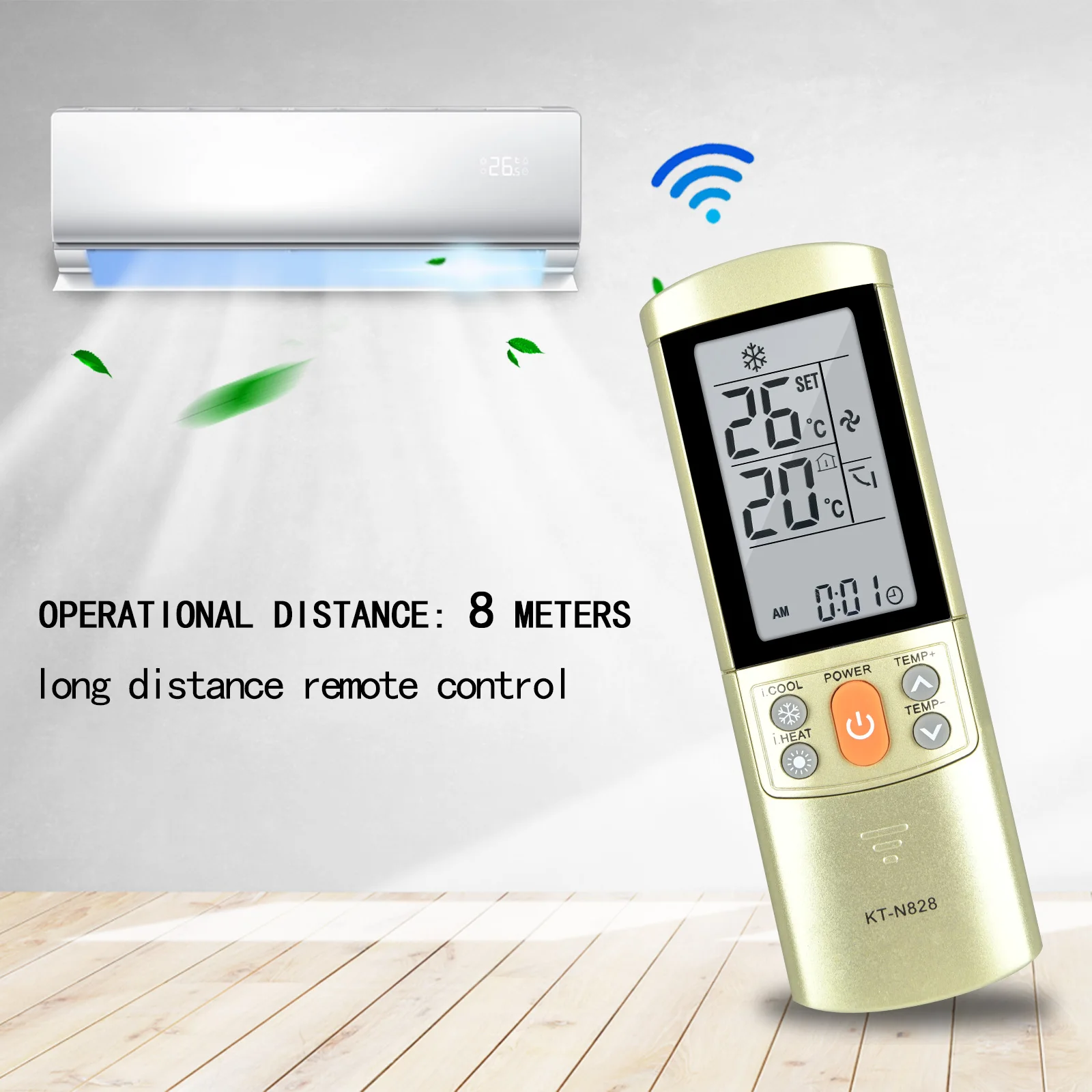 UNIVERSAL AC air conditioner Remote control KT-N828 2000 IN 1