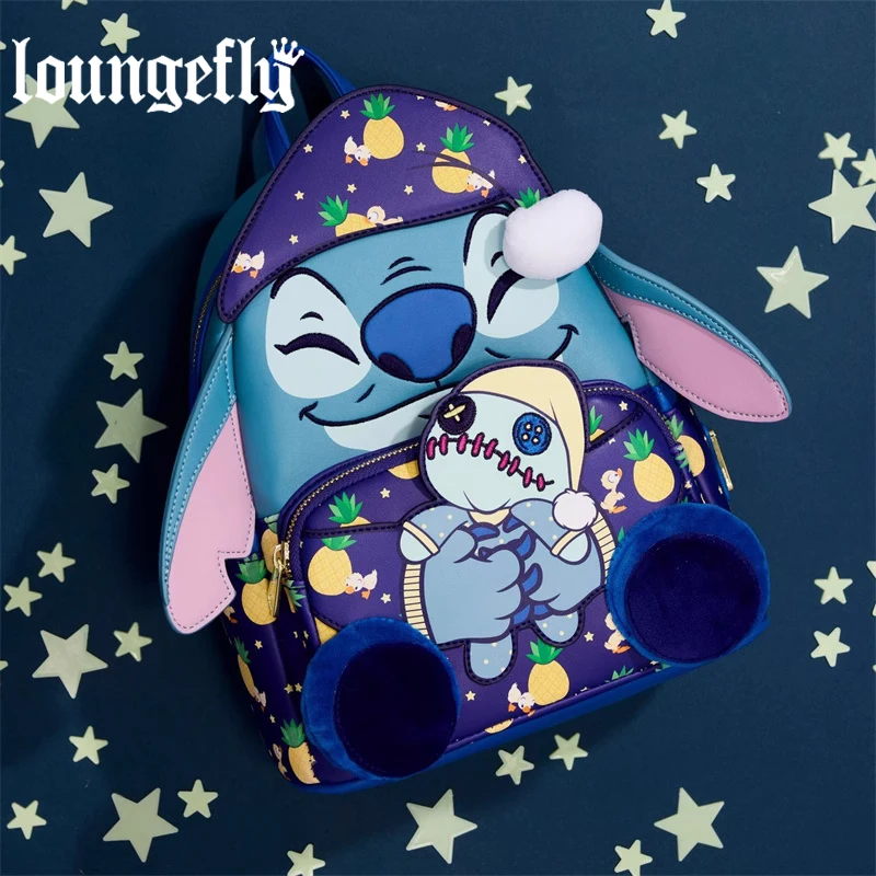 Loungefly Disney Stitch Good Night Pijama Mini Mochila Lilo & Stitch Bolsas y Mochilas Cartera